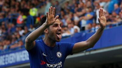 Cesc Fabregas played for Arsenal and Barcelona before moving to Chelsea 2014. Hannah McKay / Reuters