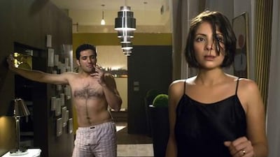 Mona Zaki in Yousry Nasrallah's 'Scheherazade, Tell Me a Story' (2009). Zaki plays Heba, a talk show host, who, while shedding light on women's issues, struggles with her own. Yasmine Salam