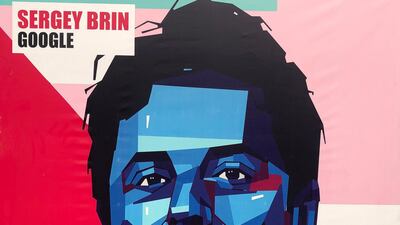 Sergey Brin, Google. Chris Whiteoak / The National