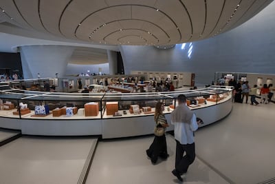 The retail shop at Zayed National Museum is called Naqwa. Victor Besa / The National