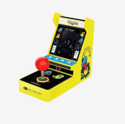 Show them what old school entertainment used to look like with this mini arcade game. Photo: My Arcade