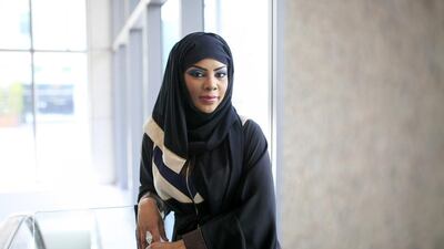 Emirati make-up artist Afiya Khalid is among the growing number of entrepreneurs entering into personal grooming businesses. Sarah Dea / The National
