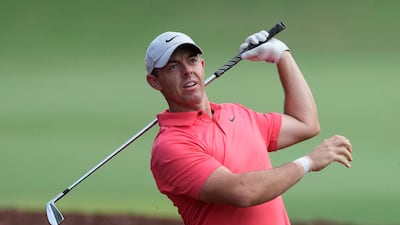 Rory McIlroy during Round 1 of the DP World Tour Championship on November 16, 2023. AP