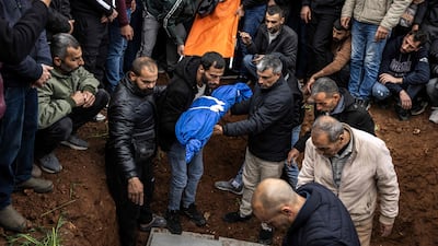 Mourners bury five-year-old Muhammad Bani Odeh, killed by Israeli soldiers in the Israeli-occupied West Bank’s northern town of Tammun on Sunday. AFP