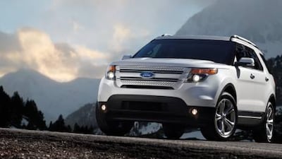 The new Ford Explorer is touted as more eco-friendly. Courtesy Ford
