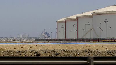 Fujairah’s storage capacity has expanded rapidly to reach a goal of 13 million cubic metres. Kamran Jebreili / AP Photo