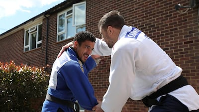 Team GB judoka Ashley McKenzie and Frazer Chamberlain. Reuters