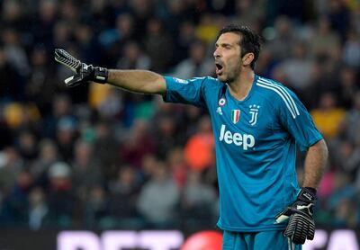 Juventus and Italy goalkeeper Gianluigi Buffon. Miguel Medina / AFP