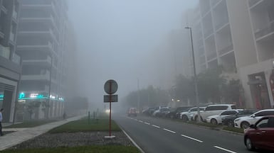 Fog in Abu Dhabi. Al Zeina. Wednesday 11th February 2026.
