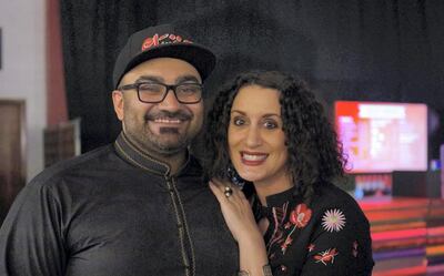 Dubomedy founders Mina Liccioni and Ali Al Sayed are doing free online improv