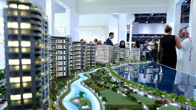 Above, a model of the SeaPearl project in Istanbul. Its first phase is scheduled for completion next year. Pawan Singh / The National