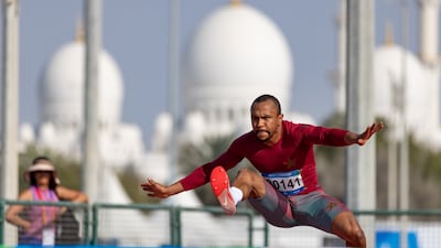 Track Athletics at Zayed Sports City in Abu Dhabi. Under the slogan “United by Sports, Active for Life”, the games celebrate inclusivity and community. Getty Images