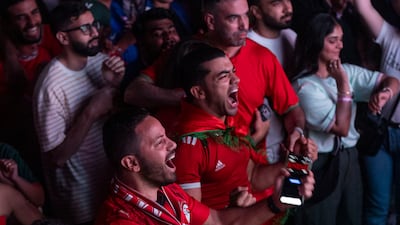 Moroccan fans were in high spirits despite the result.