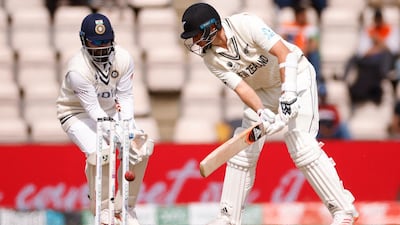 New Zealand's Tim Southee is bowled by India spinner Ravindra Jadeja. Reuters