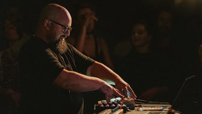 Ammar 808 draws from Tunisia’s mezoued tradition on his new album Club Tounsi. Photo: Marc Tunguz