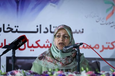 Iranian Reformist Front leader Azar Mansouri. Photo: Mehr News Agency