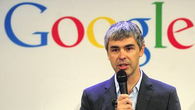Google CEO Larry Page is number seven on the list. AFP