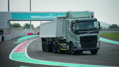 Volvo’s new line of HGVs – including the FH long-distance truck pictured above – are safer, more economical and possess all the brawn necessary to deal with the challenges of the UAE’s construction sites. Courtesy of Volvo