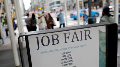 Around four million Americans left their jobs in July, according to the US Bureau of Statistics. Reuters