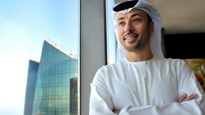 Salem Rashid Al Noaimi, the chief executive of Waha Capital, sees growth in health care in the next 12 or 24 months. Delores Johnson / The Nationa