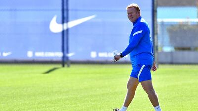Barcelona's Dutch coach Ronald Koeman. AFP