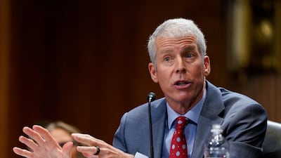 Chris Wright testifies during a Senate Energy and Natural Resources Committee confirmation hearing on Capitol Hill in Washington. Reuters