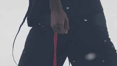 Balenciaga's Trash Pouch in white is part of the brand's autumn/winter 2022 collection. Photo: Balenciaga