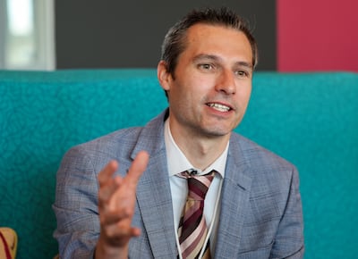 Glenn Barklie, principal economist and head of FDI services at GlobalData. Victor Besa / The National