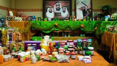 The Women's Business Council has helped women sell their wares by giving them free space in the Zaafarn Mall.