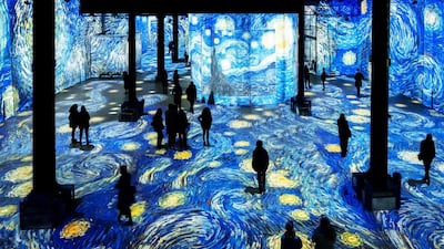 Digital art gallery Infinity des Lumieres will open in Dubai early this year. Supplied