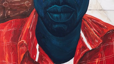 Francis Annan Affotey reworks classical portraiture, like this 'Doku' (2021).