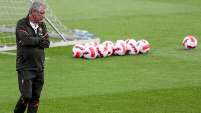 Portugal manager Fernando Santos. EPA