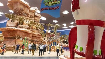 Visitors find familiar characters across the park. Antonie Robertson / The National