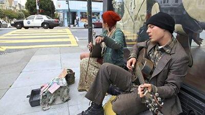 San Francisco is not short on street entertainment. Eric Risberg / AP Photo