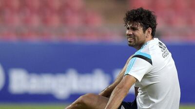 Diego Costa missed Chelsea's Community Shield defeat to Arsenal and is a doubt for their Premier League opener against Swansea. Pornchai Kittiwongsakul