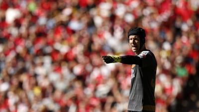 Arsene Wenger has said Petr Cech should be compared to former Arsenal No 1 David Seaman. John Sibley / Reuters