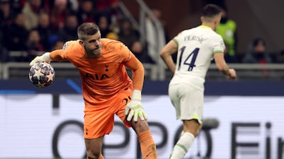 TOTTENHAM RATINGS: Fraser Forster - 6. Couldn’t have done better for Milan’s opener as he made two impressive saves before succumbing to Brahim’s header. Lucky not to concede a second goal as the Rossoneri missed several chances. Has to do better with coming out to claim crosses. PA