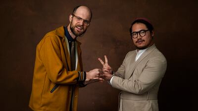Directors Daniel Scheinert, left, and Daniel Kwan are popularly known as 'the Daniels'. AP