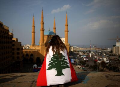 A protest movement has rocked Lebanon over the past year. AFP