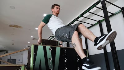 The training studio has balancing beams, hanging bars and high and low ramps for pupils to enhance their parkour skills.