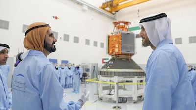 Sheikh Mohammed bin Rashid, Vice President and Ruler of Dubai, pictured at the Mohammed bin Rashid Space Centre earlier this year. Wam