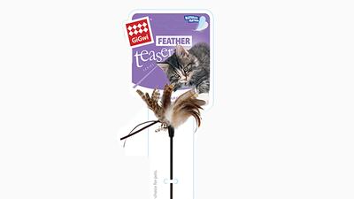 GiGwi Catwand Feather Teaser Natural Feather, Dh25, The Petshack. Photo: GiGwi