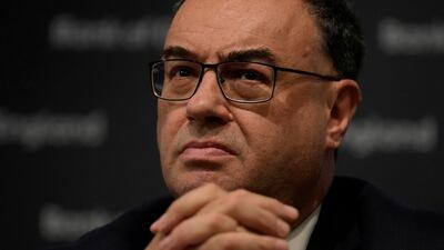 Bank of England Governor Andrew Bailey. Reuters