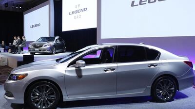 The Legend, known overseas as the Acura RLX, will debut in Japan on January 22 with a price tag of ¥6.8 million. Yuya Shino / Reuters