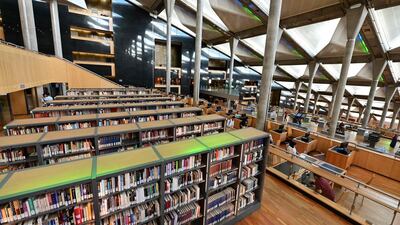 The Bibliotheca was established in 2002. AFP