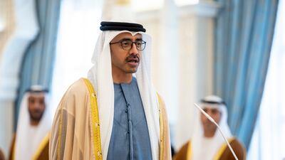 Sheikh Abdullah gives his oath