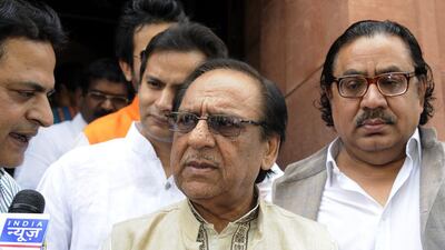 Organisers were forced to cancel Pakistani singer, Gulam Ali's, concerton Thursday. Mohd Zakir / Hindustan Times via Getty Images / April 24, 2015