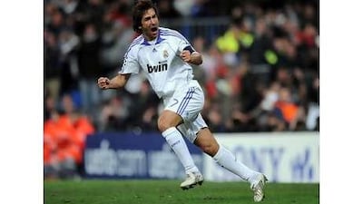 5: Raul (Real Madrid, Schalke) 71 goals in 142 games.