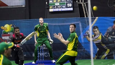 UAE against Australia at the Indoor World Cup in Al Quoz. Antonie Robertson / The National