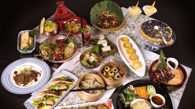 A new lunch buffet at Sofra Bld serves dishes from all five restaurants at Shangri-La Abu Dhabi